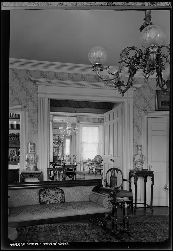Shreve House, interior Digital Commonwealth