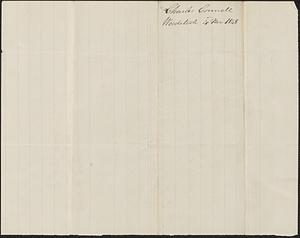 Charles Connell to George Coffin, 4 November 1848