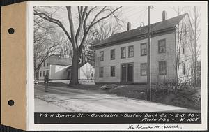 7-9-11 Spring Street, tenements, Boston Duck Co., Bondsville, Palmer, Mass., Feb. 8, 1940