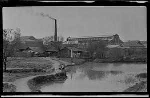 Japanese cotton mill next to Shanghai College