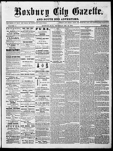 Roxbury City Gazette and South End Advertiser, December 22, 1864