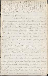 Letter from Zadoc Long to John D. Long, March 16, 1868