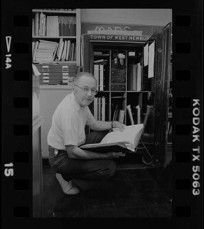 Norman Hobson West Newbury Town Clerk Digital Commonwealth