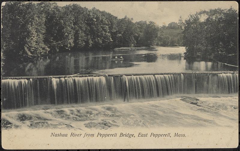 Nashua River from Pepperell (Main St.) Bridge (looking upstream)