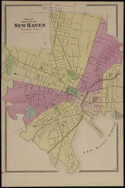 Plan of the city of New Haven, New Haven, Conn.