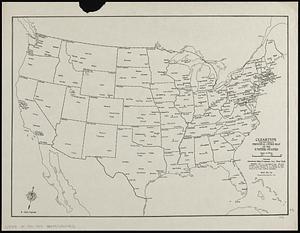 Cleartype principal cities map of the United States