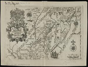 Delineatio Pennsilvaniae et Caesareae, nov. occident seu West N. Iersey in America