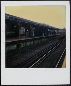 View of train tracks