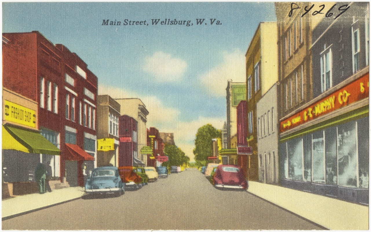 Main Street, Wellsburg, W. Va.