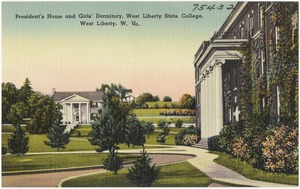President's home and girl's dormitory, West Liberty State College, West Liberty, W. Va.