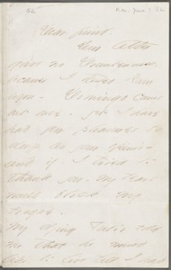 Emily Dickinson, Amherst, Mass., autograph letter signed to Thomas Wentworth Higginson, 7 June 1862