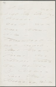 Emily Dickinson, Amherst, Mass., autograph letter signed to Thomas Wentworth Higginson, November 1871