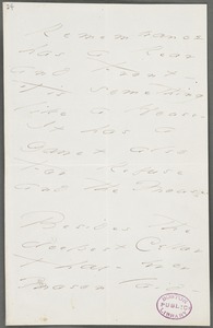 Emily Dickinson, Amherst, Mass., autograph manuscript poem: Remembrance has a rear and front, 1871
