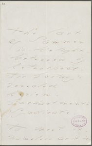 Emily Dickinson, Amherst, Mass., autograph manuscript poem: The last of Summer is delight, 1876