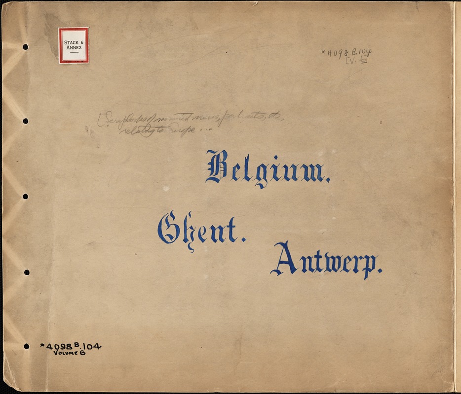 Belgium. Ghent. Antwerp