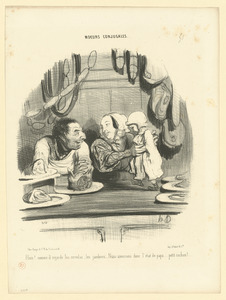 Hein! Comme il regarde les cervelas...