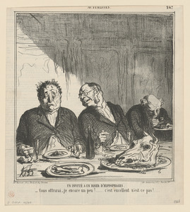 Un invité à un diner d'hippophages