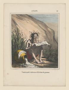 Commençant à s'intéresser à la lecture des journaux