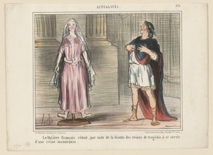 Le théâtre français réduit...à se servir...