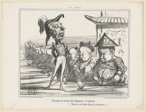 Passant la revue des fumeurs d'opium