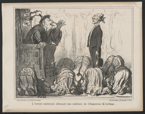 L'Envoyé américain obtenant une audience...