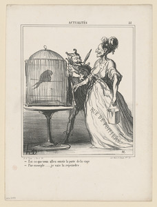 Est-ce que vous allez ouvrir la porte de la cage...