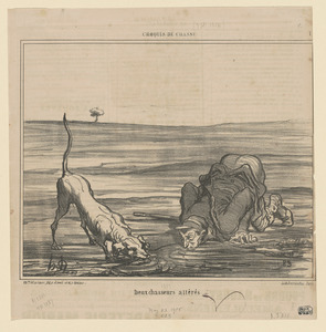Deux chasseurs altérés