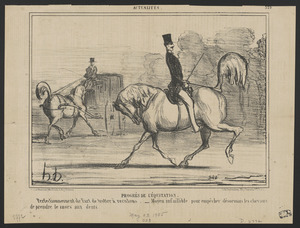 Progrès de l'équitation