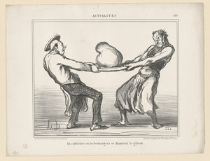 Les pâtissiers et les boulangers se disputant le gâteau