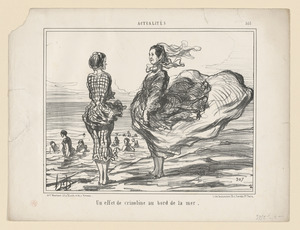 Un effet de crinoline au bord de la mer