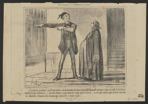 Comment, madame, j'ai l'imprudence...