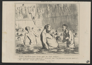 On m'a conseillé les bains froids pour...maigrir!...