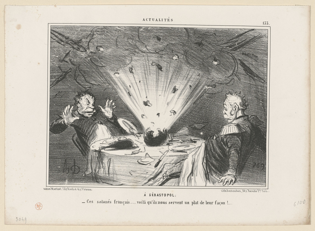 A Sébastopol. Ces satanés français... Digital Commonwealth