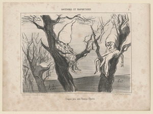 Croquis pris aux Champs Élysées