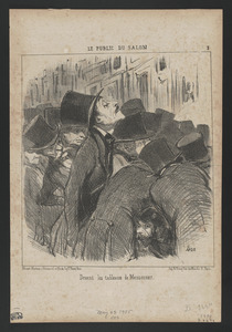 Devant les tableaux de Meissonnier