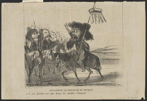 Enflammant le courage de ses Cosaques