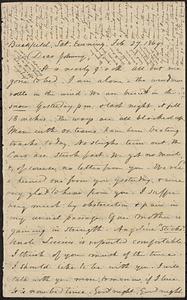 Letter from Zadoc Long to John D. Long, February 27, 1869