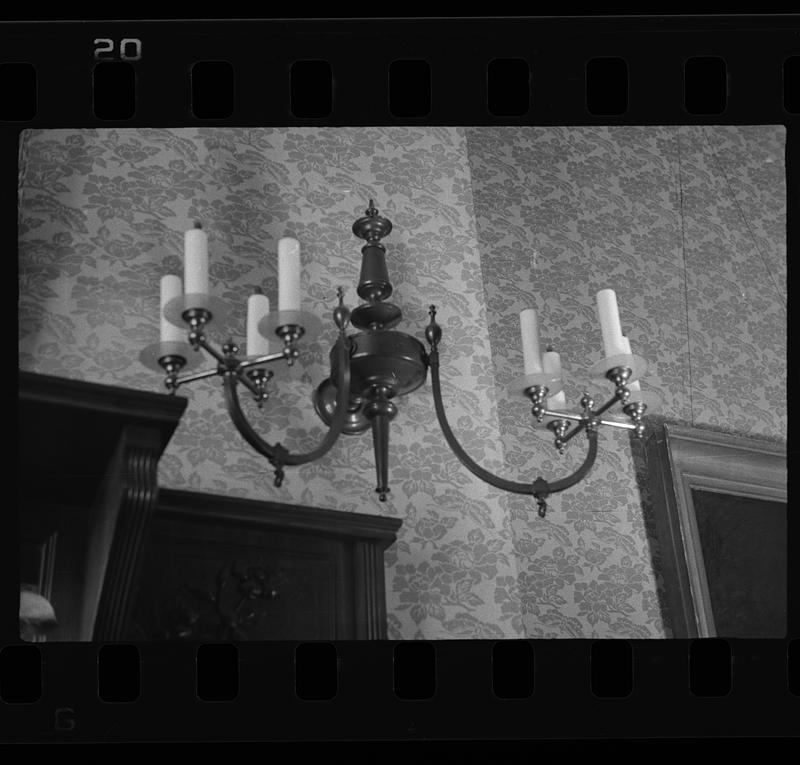 Interior, unidentified house, Boston, Massachusetts