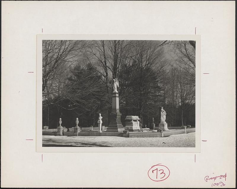 Late nineteenth-century tombstones, Pepperell Cemetery