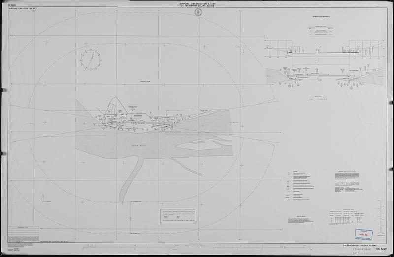 Airport obstruction chart, OC 1229, Galena Airport, Galena, Alaska