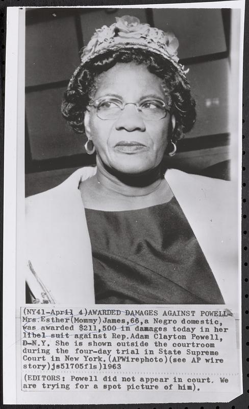 Awarded damages against Powell