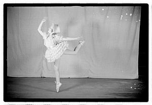 Girl ballet dancer in costume