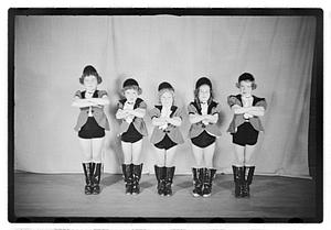 Girls in costume