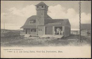U. S. Life Saving Station, Wood End, Provincetown, Mass.