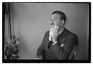 Pops Arthur Fiedler at home