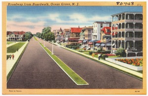 Broadway from boardwalk, Ocean Grove, N. J.