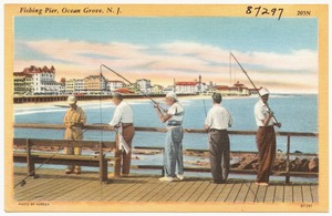 Fishing pier, Ocean Grove, N. J.