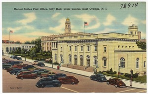 United States Post Office, city hall, civic center, East Orange, N. J.