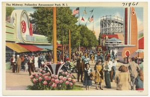 The Midway, Palisades Amusement Park, N. J.