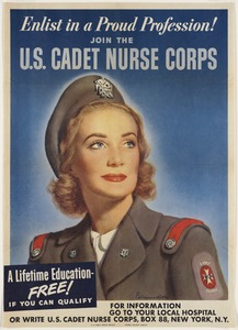 Enlist in a proud profession! Join the U.S. Cadet Nurse Corps
